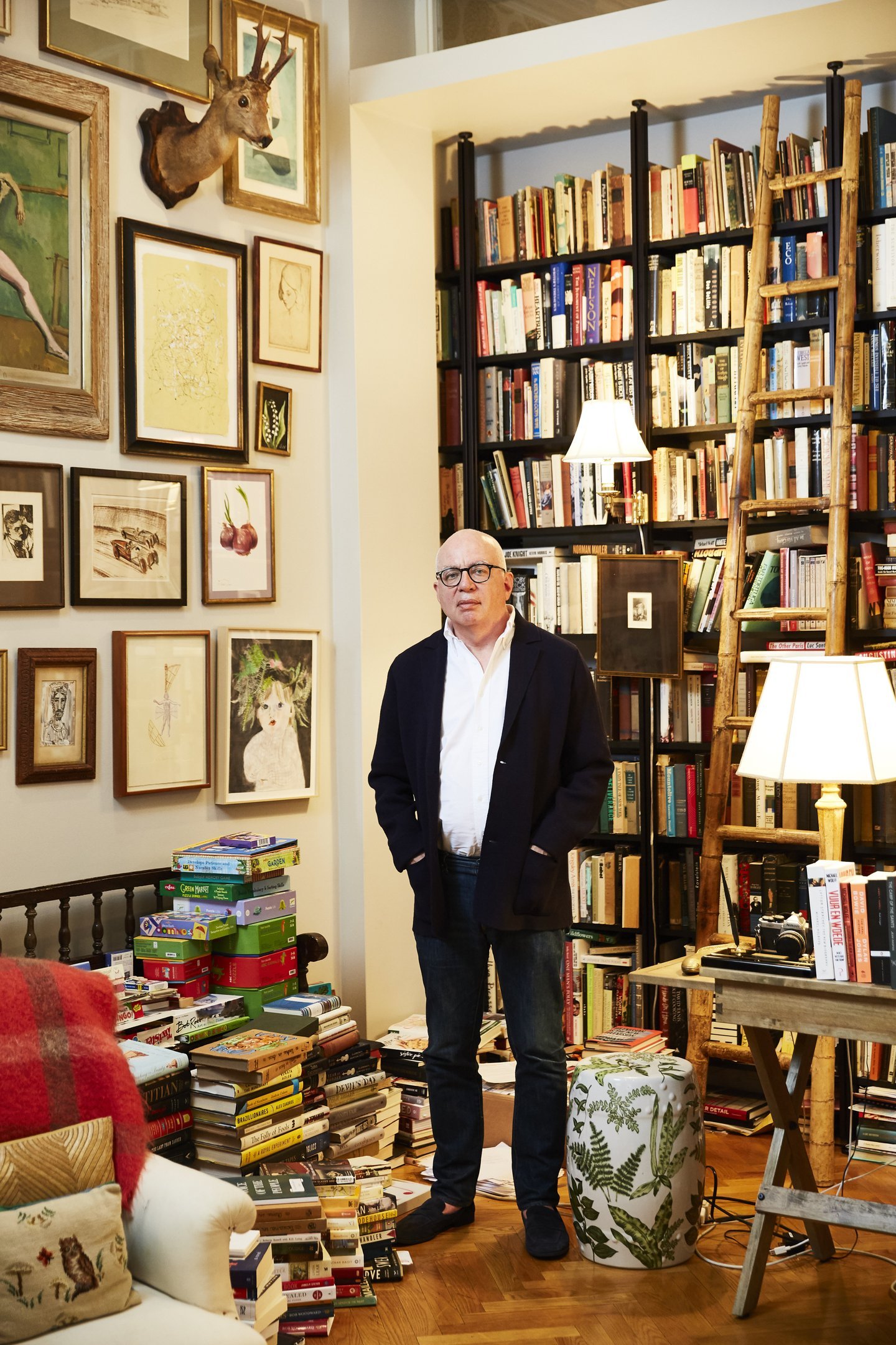 Michael Wolff em sua casa: livro sobre Trump foi apontado como trazendo erros factuais