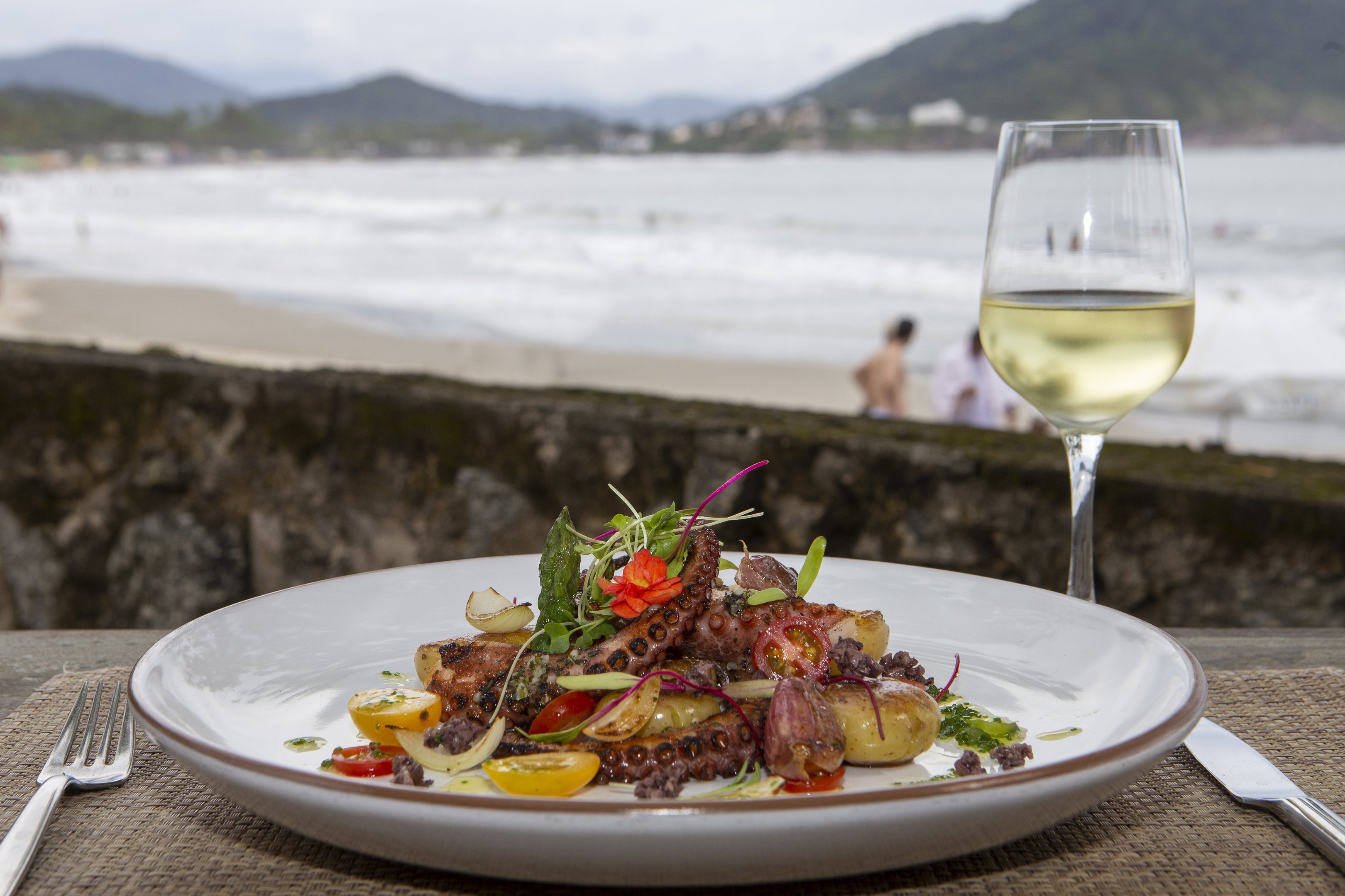 Restaurante Mar Casado: na beira do mar