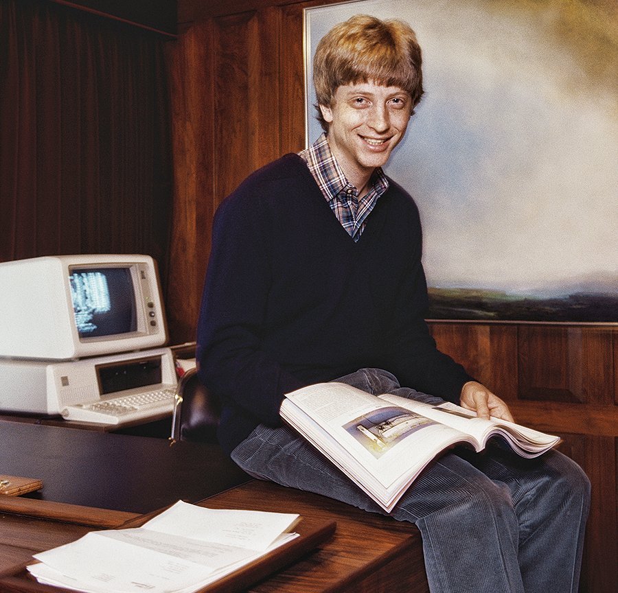 Bill Gates, fundador da Microsoft: primeira geração de devs | Doug Wilson/Getty Images