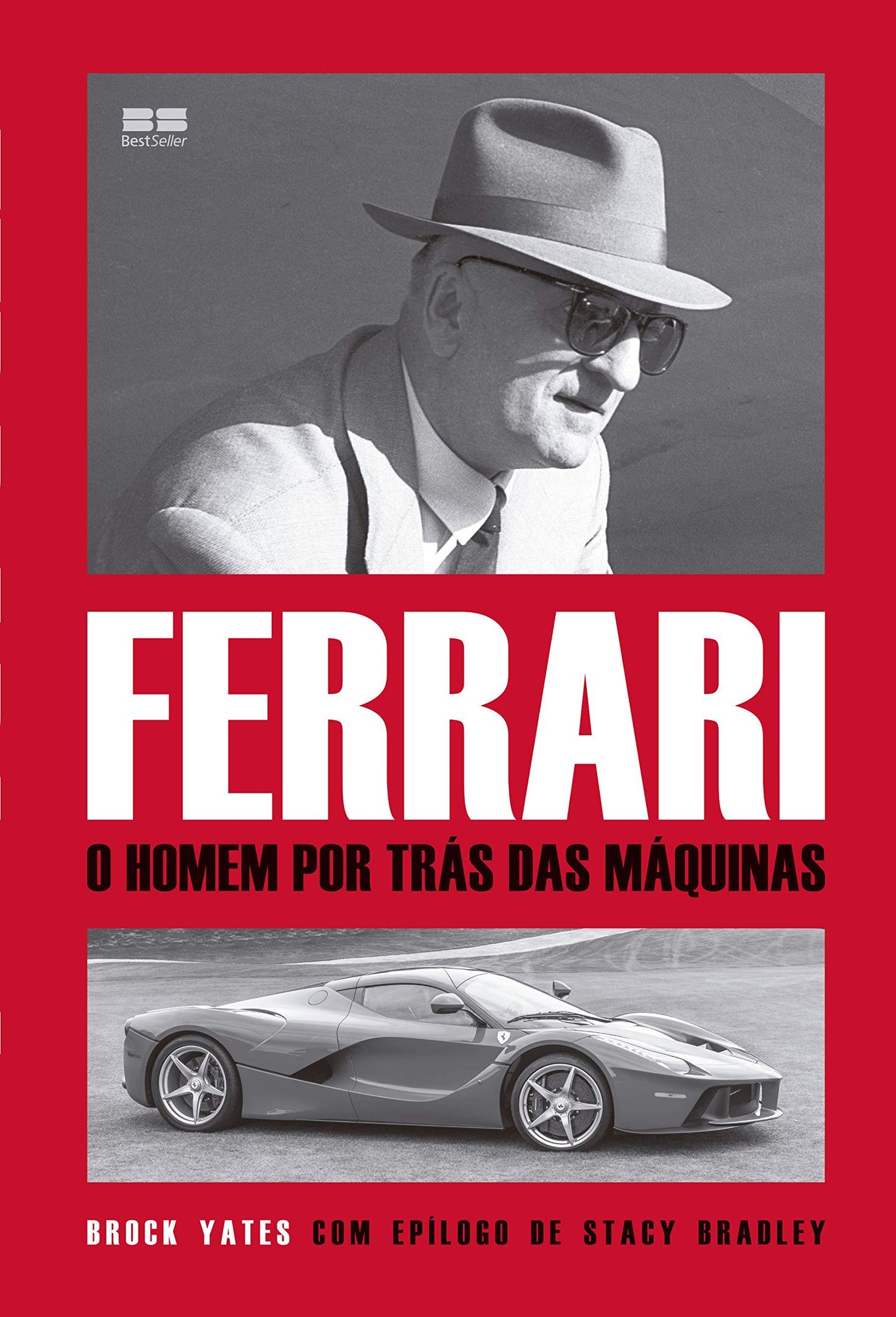 Capa de "Ferrari: O Homem por Trás das Máquinas"
