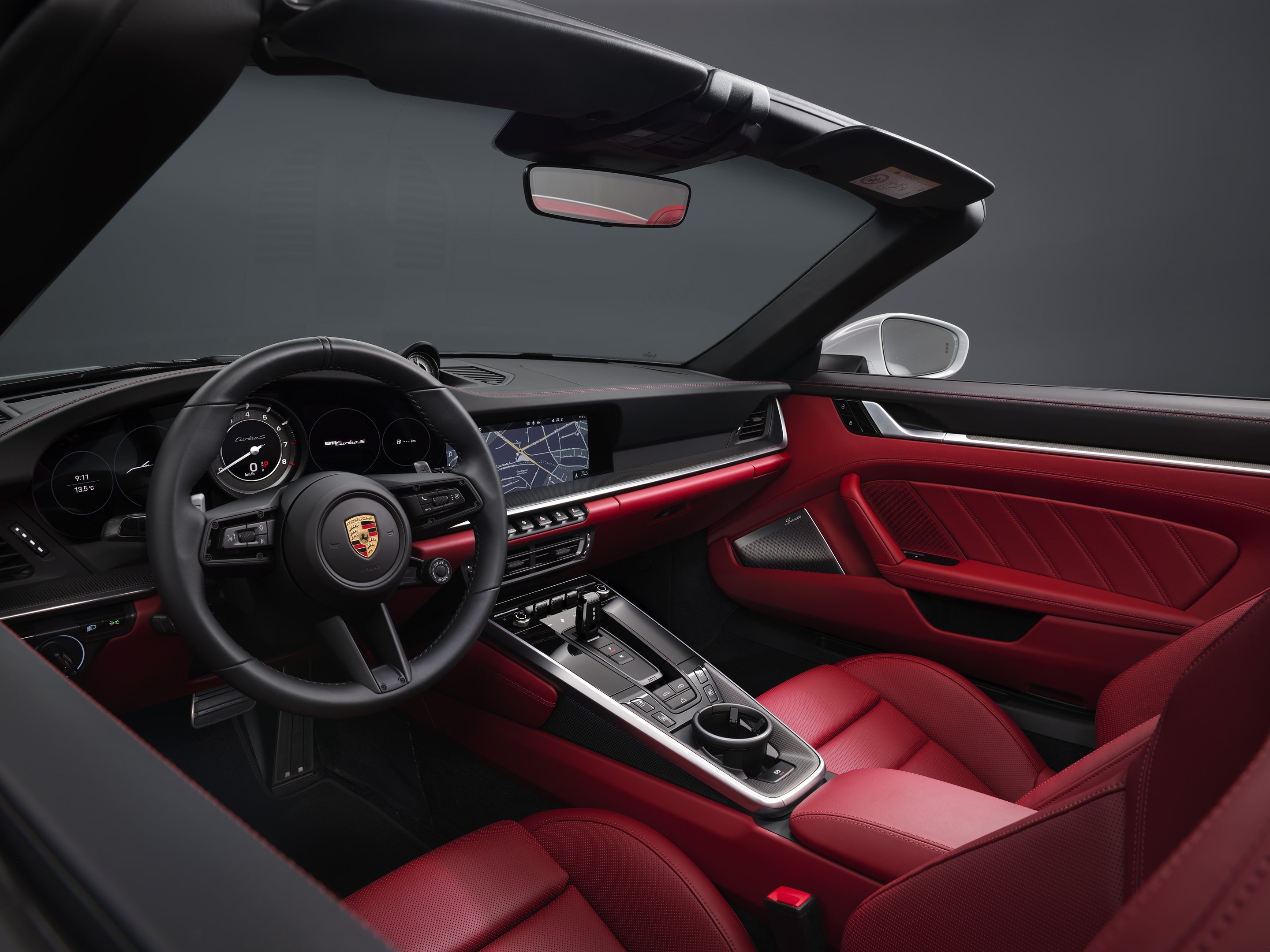 Interior do Porsche 911 Turbo S