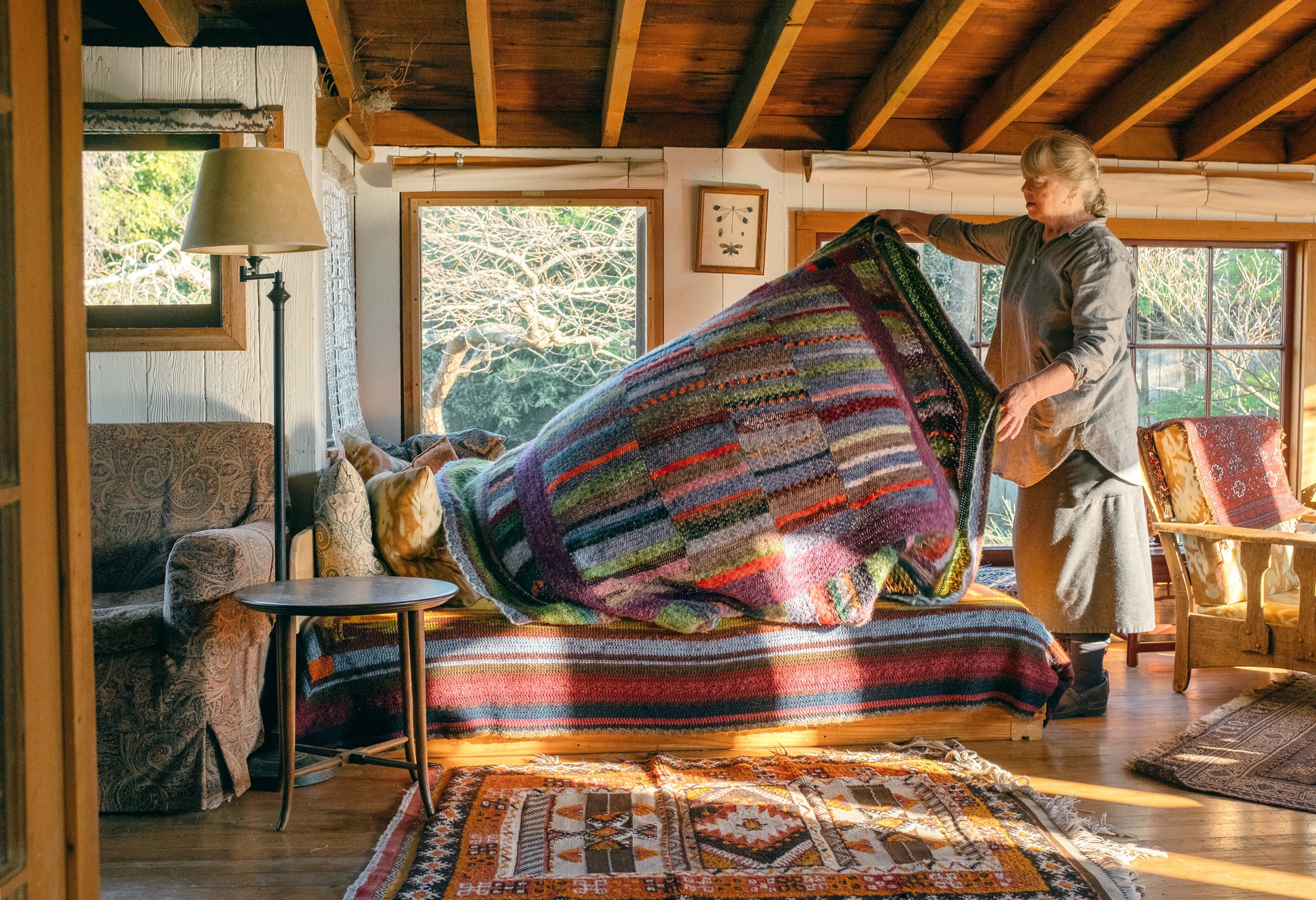 Casa de Lloyd Kahn, em Bolinas, Califórnia