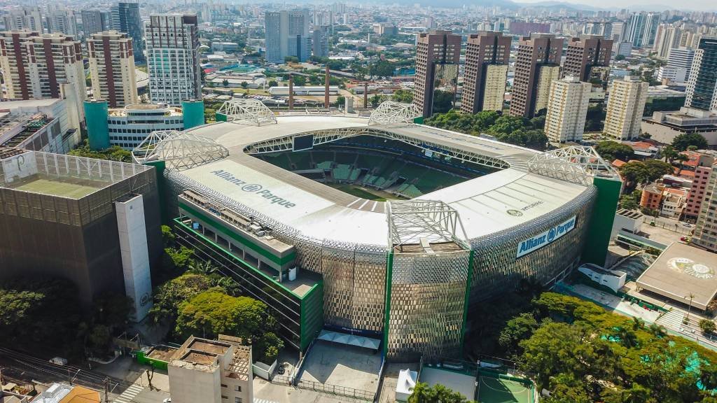 Estádio Allianz Park durante quarentena de coronavírus em São Paulo