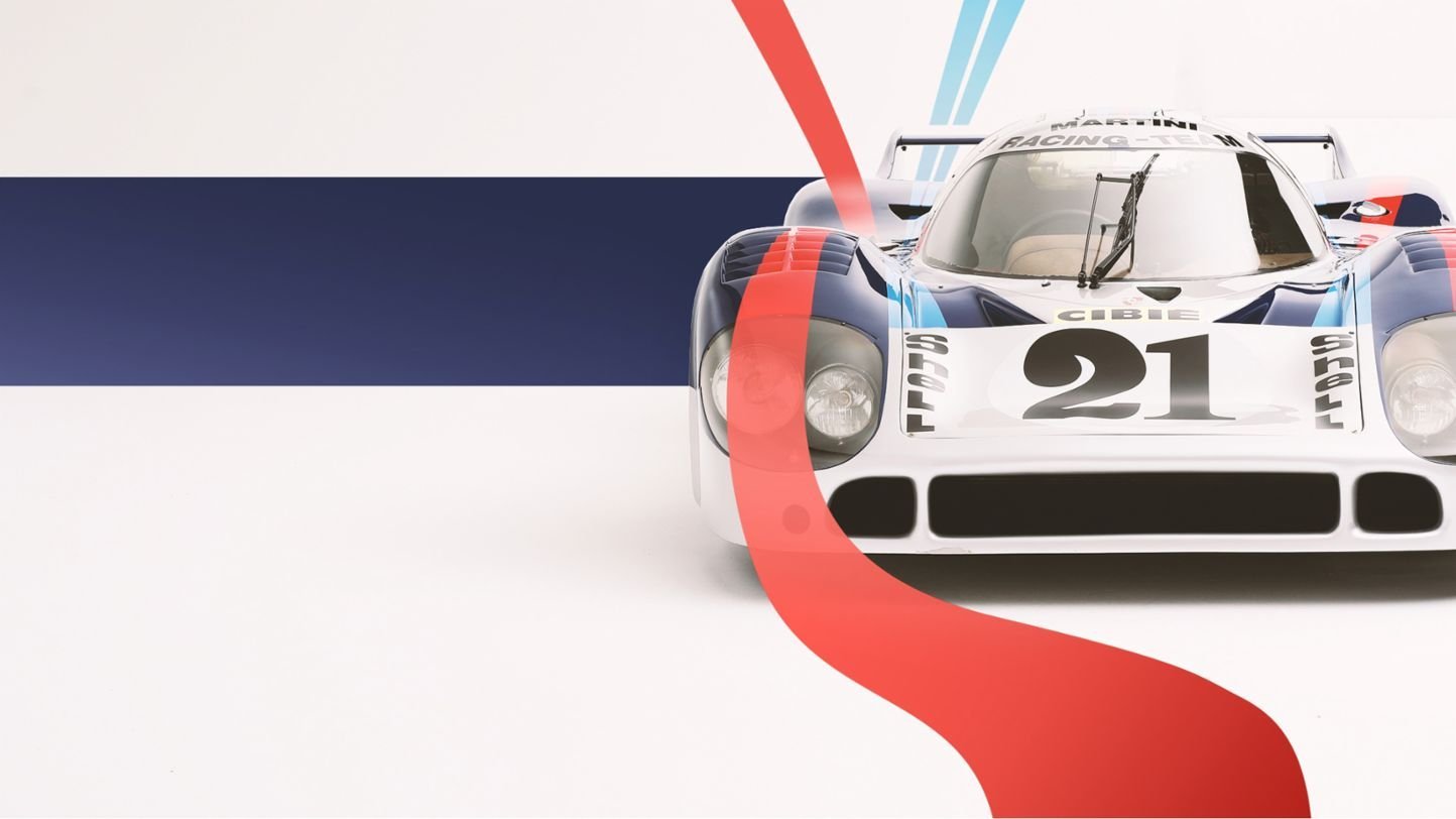 MotorSport- No. 3- 917 “long-tail”: pintura na icônica na cor da Martini