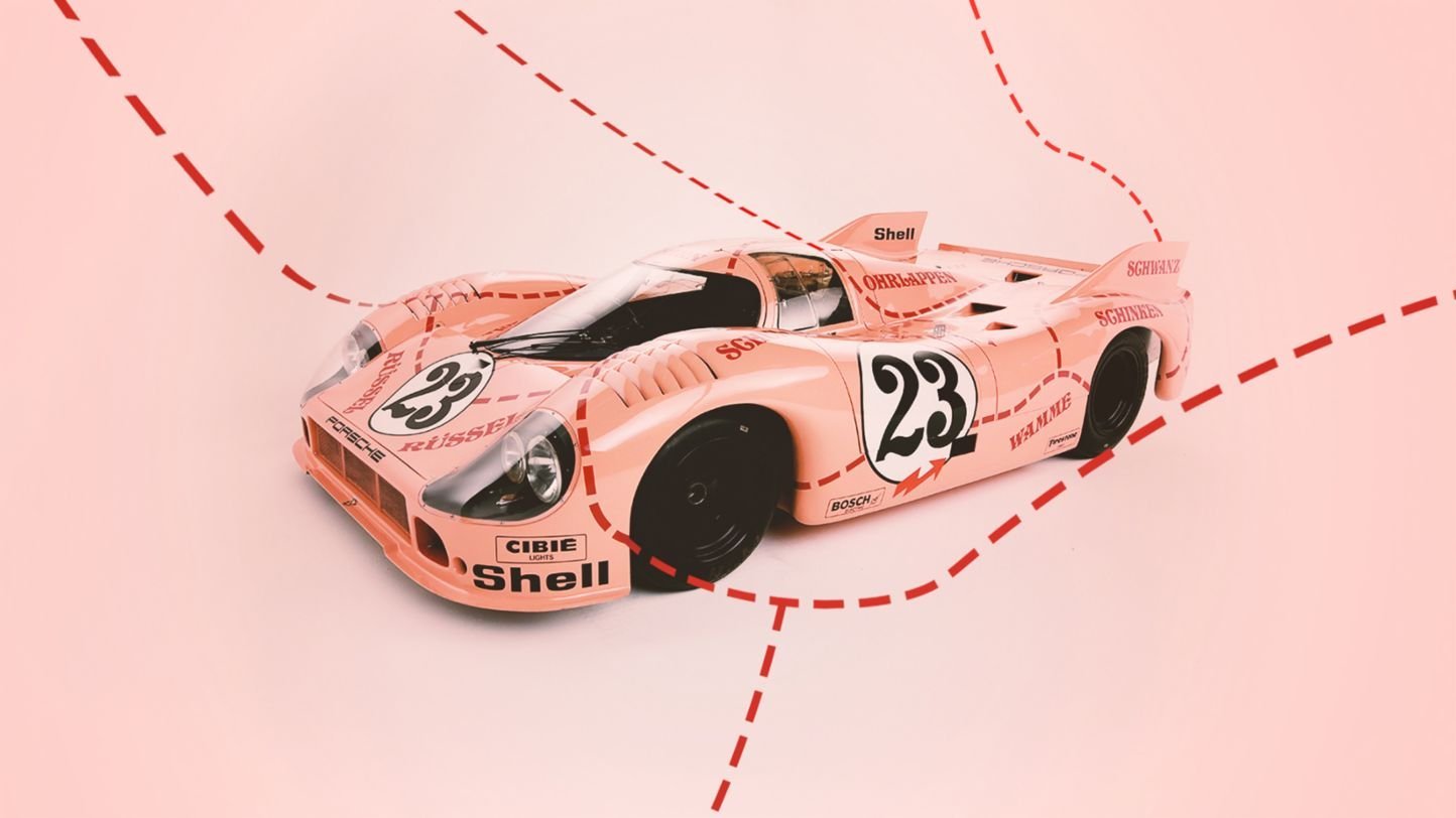 MotorSport- No. 4- 917_20 “The Pink Pig”: exibindo charme de Penélope pelas pistas