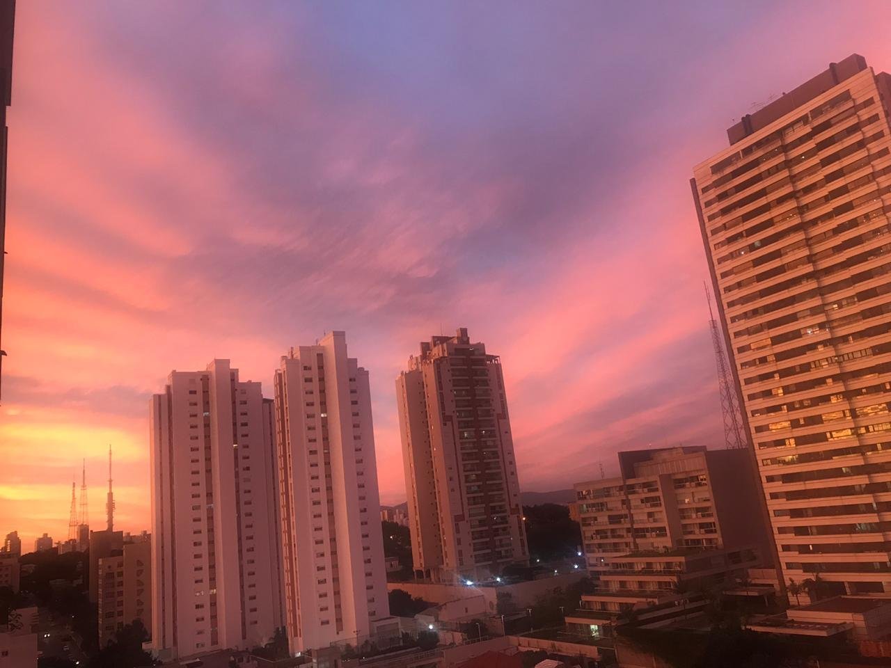 Fim de tarde em São Paulo