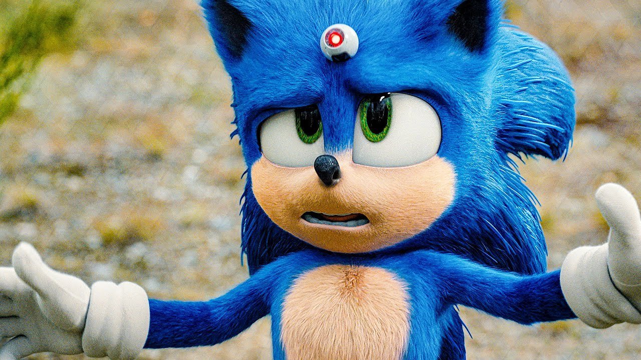 Cena do filme "Sonic"