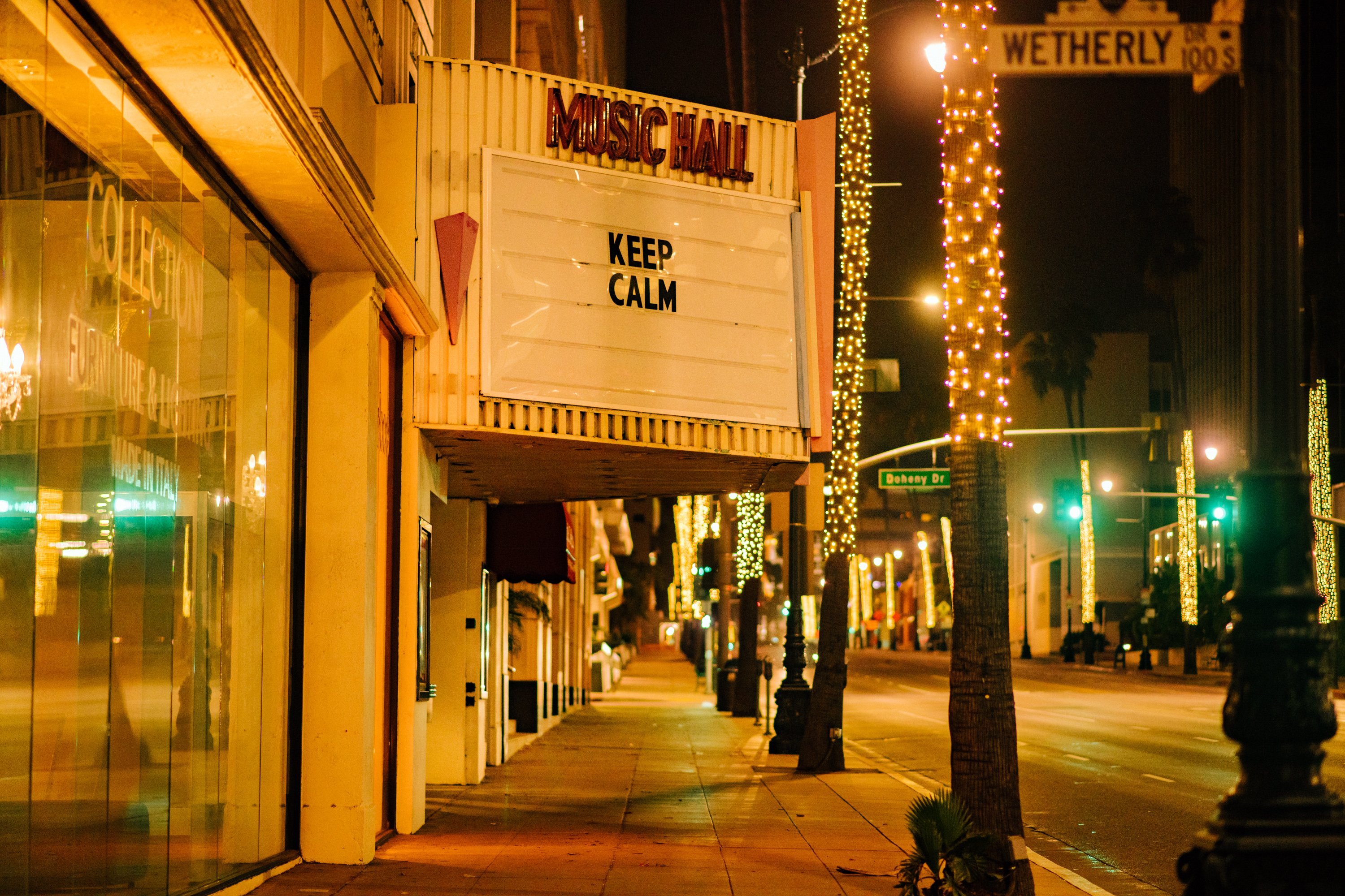 The Music Hall Theater, em Beverly Hills, Califórnia