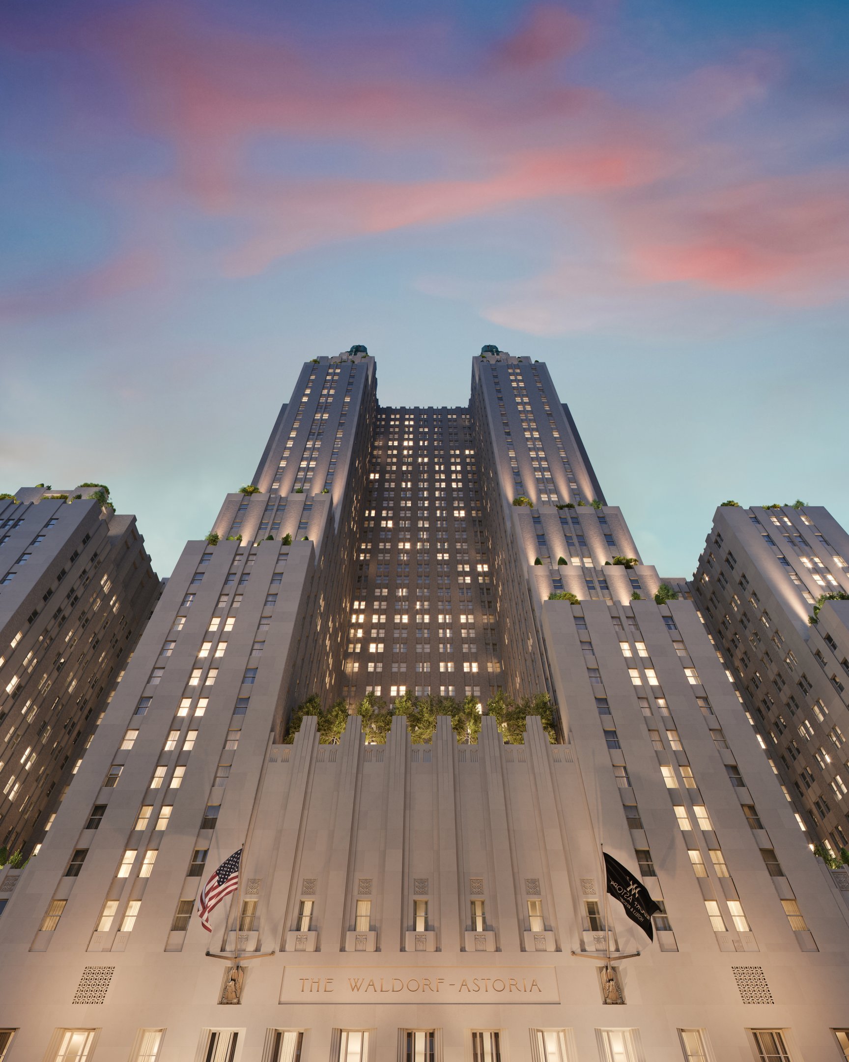 Projeto de renovação do Waldorf Astoria, em Manhattan: reforma de US$ 1 bilhão