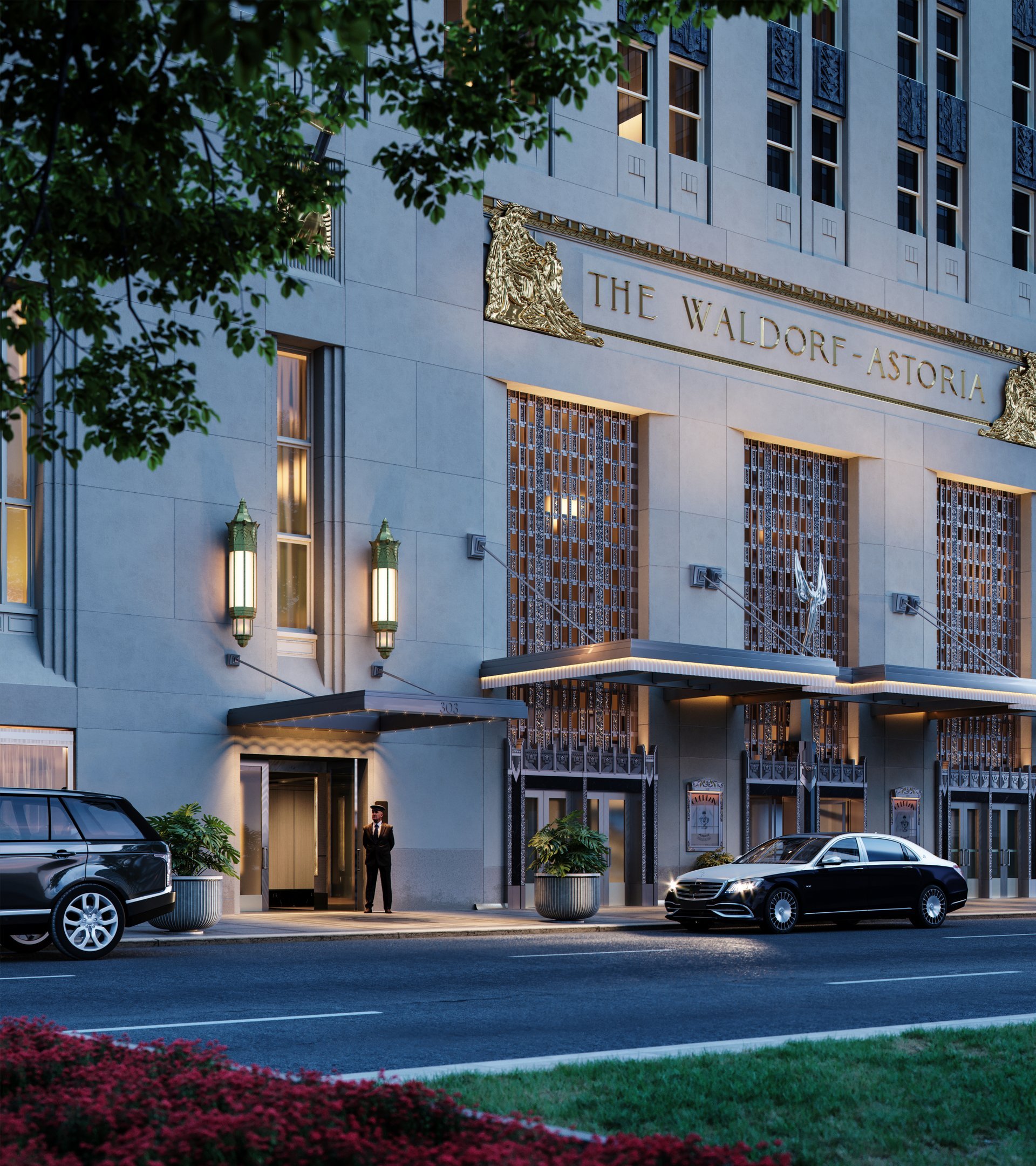 Projeto de renovação do Waldorf Astoria, em Manhattan: reforma de US$ 1 bilhão