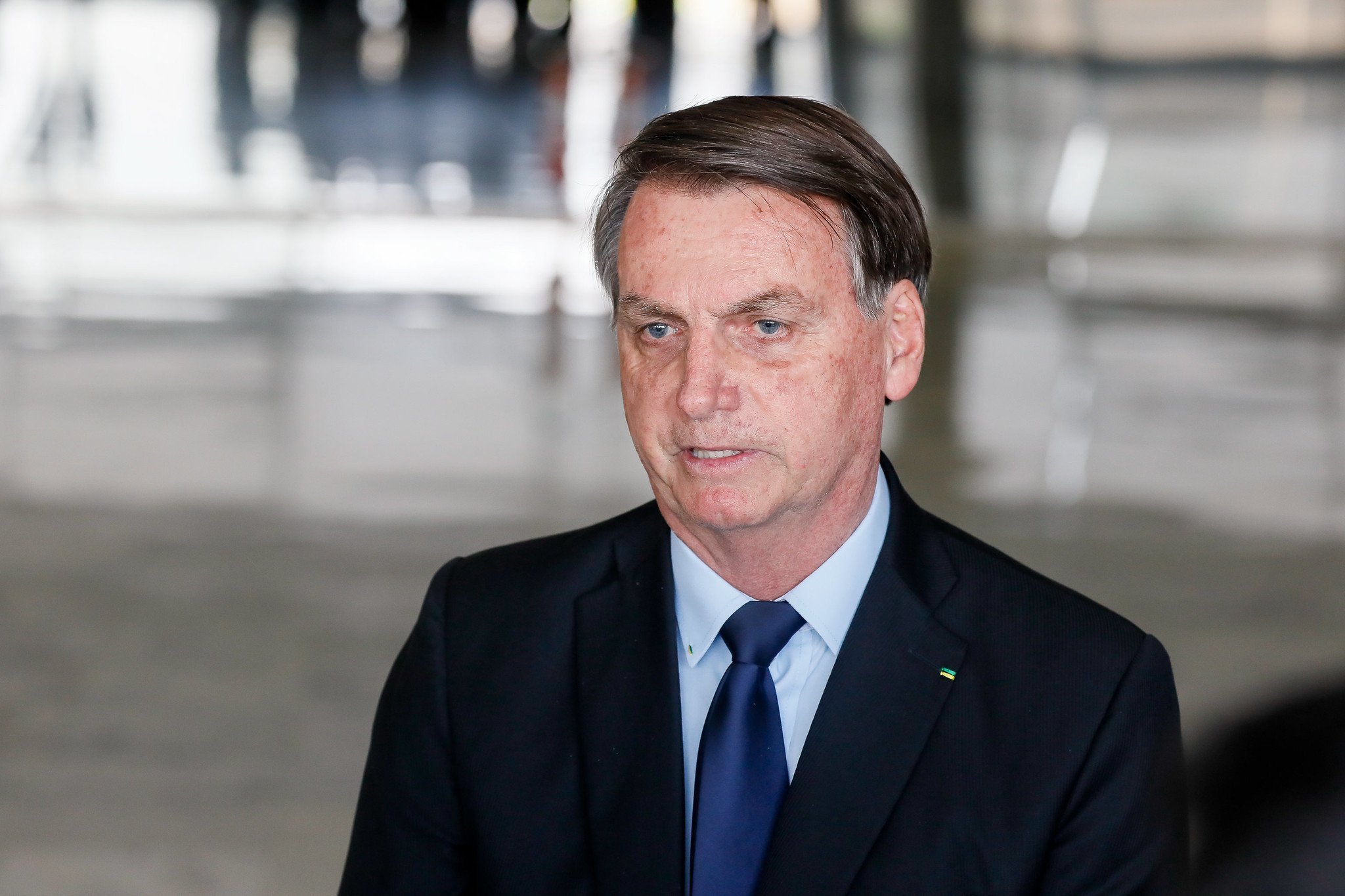 Para Bolsonaro, manifestações contra o governo são o "grande problema do momento"