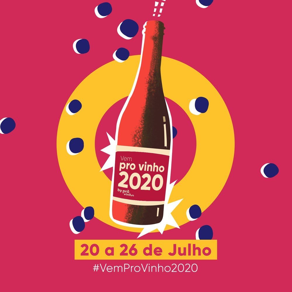 De 20 a 26 de julho, a campanha Vem Pro Vinho 2020 reúne uma série de promoções e ações educativas