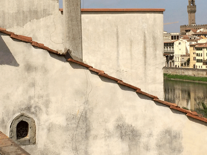 Janela de vinho, em Florença