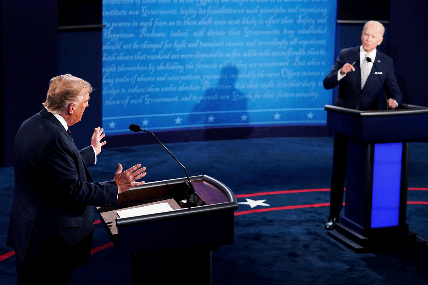 Eleições nos EUA: caos marca primeiro debate entre Trump e Biden