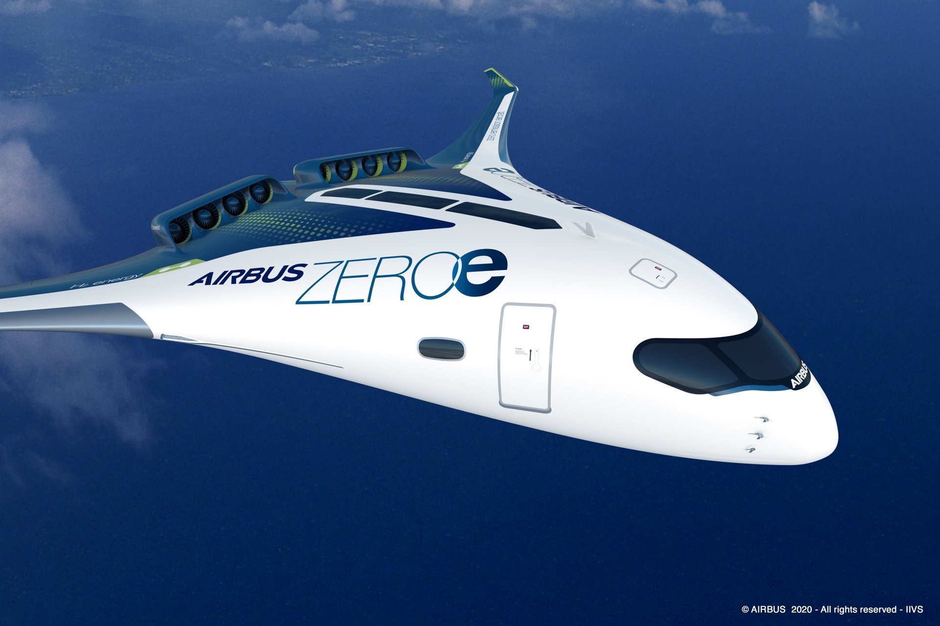 Airbus mostra como será avião não poluente e 100% movido a hidrogênio