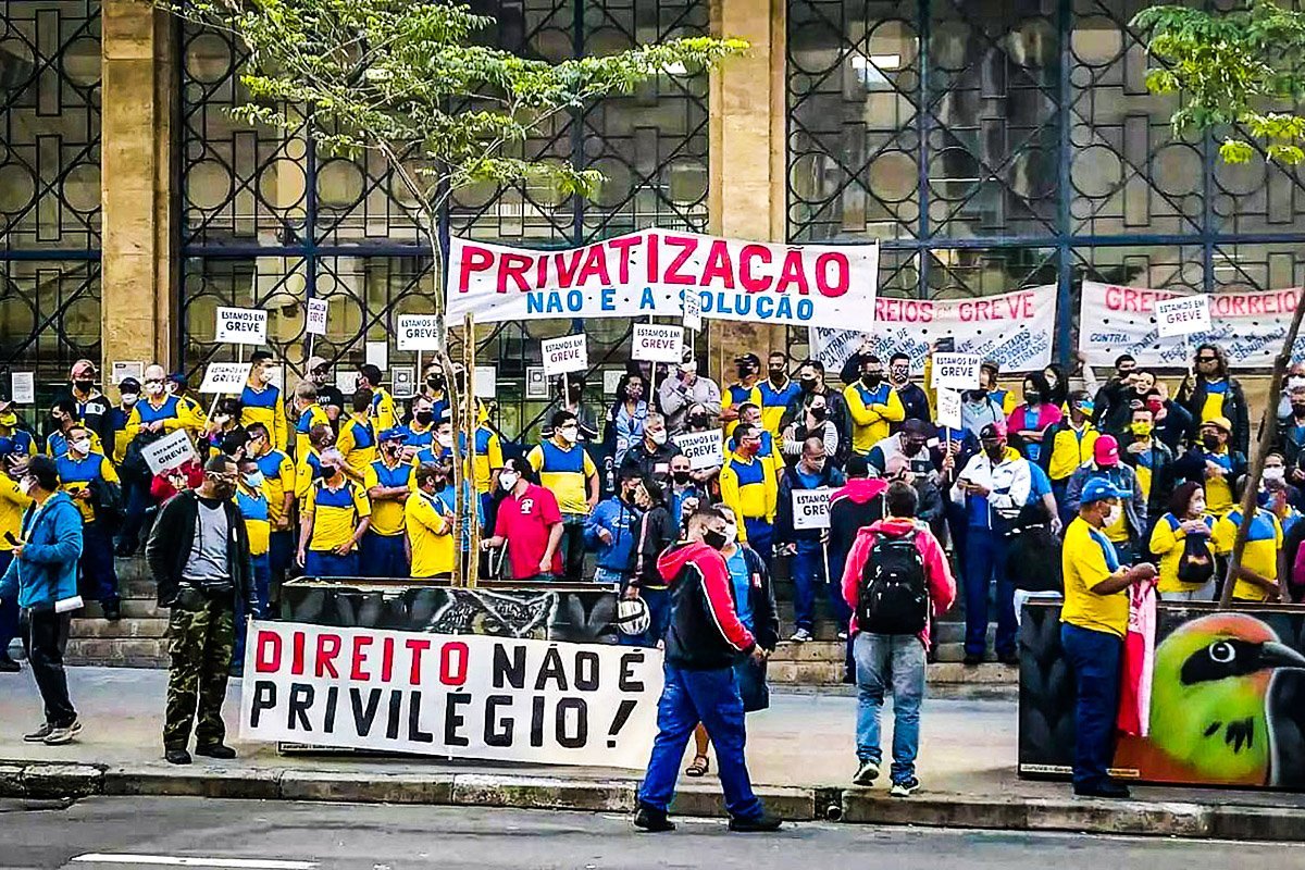 Manifestação realizada em Campinas