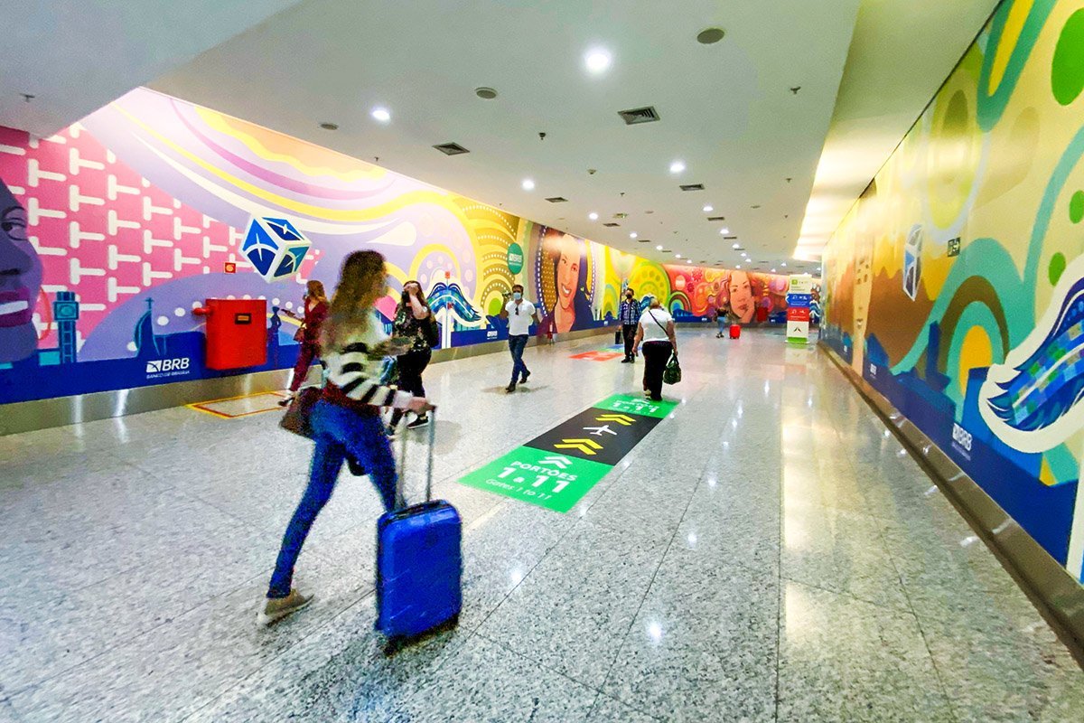 Aeroporto Internacional Presidente Jucelino Kubitschek; Brasilia; aerea Gol; Passageiros; embarque; domestico; covid 19