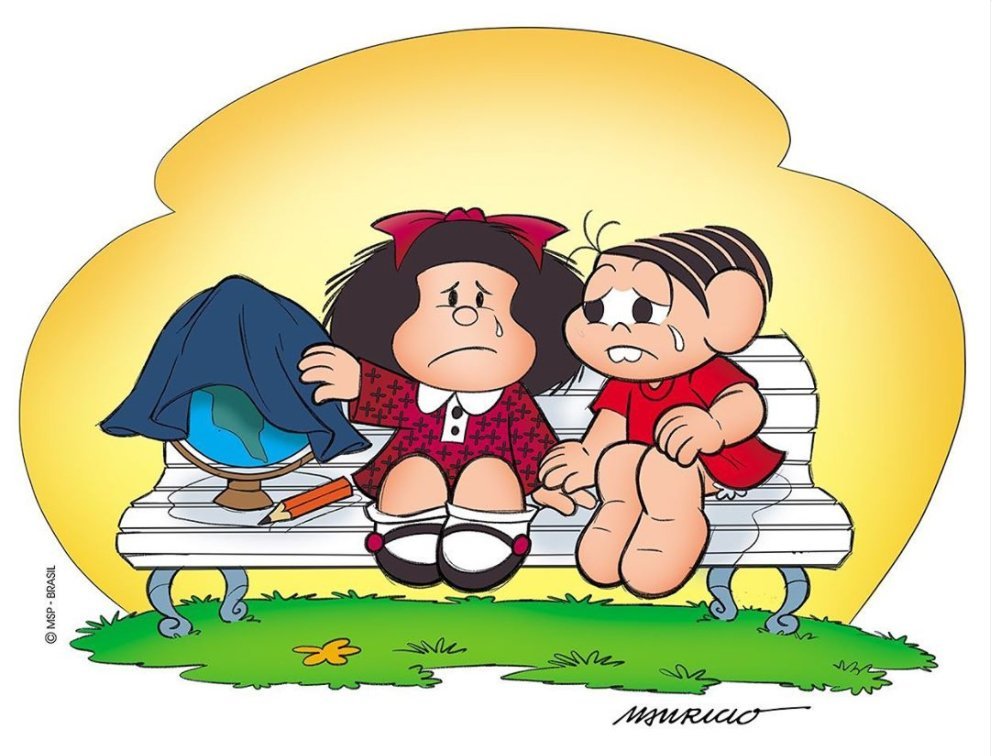 Mauricio de Sousa faz homenagem a Quino com encontro de Mônica e Mafalda