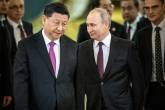 Presidente da Rússia, Vladimir Putin, e o presidente da China, Xi Jinping se reúnem em Moscou.