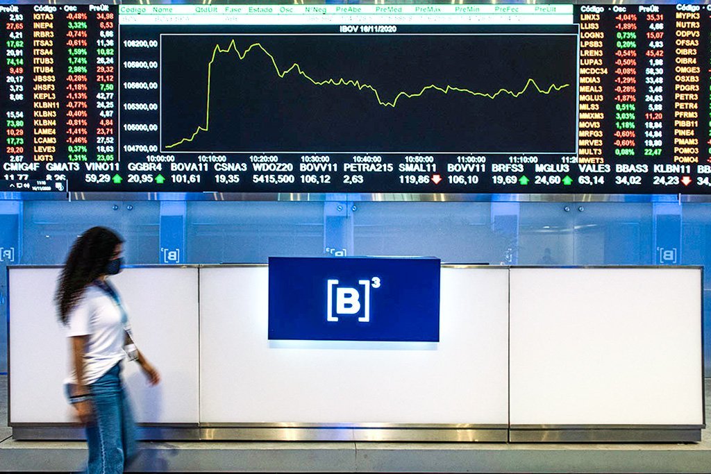 B3; Bolsa; Bovespa; Painel; Investimento; Ações Foto: Germano Lüders 16/11/2020