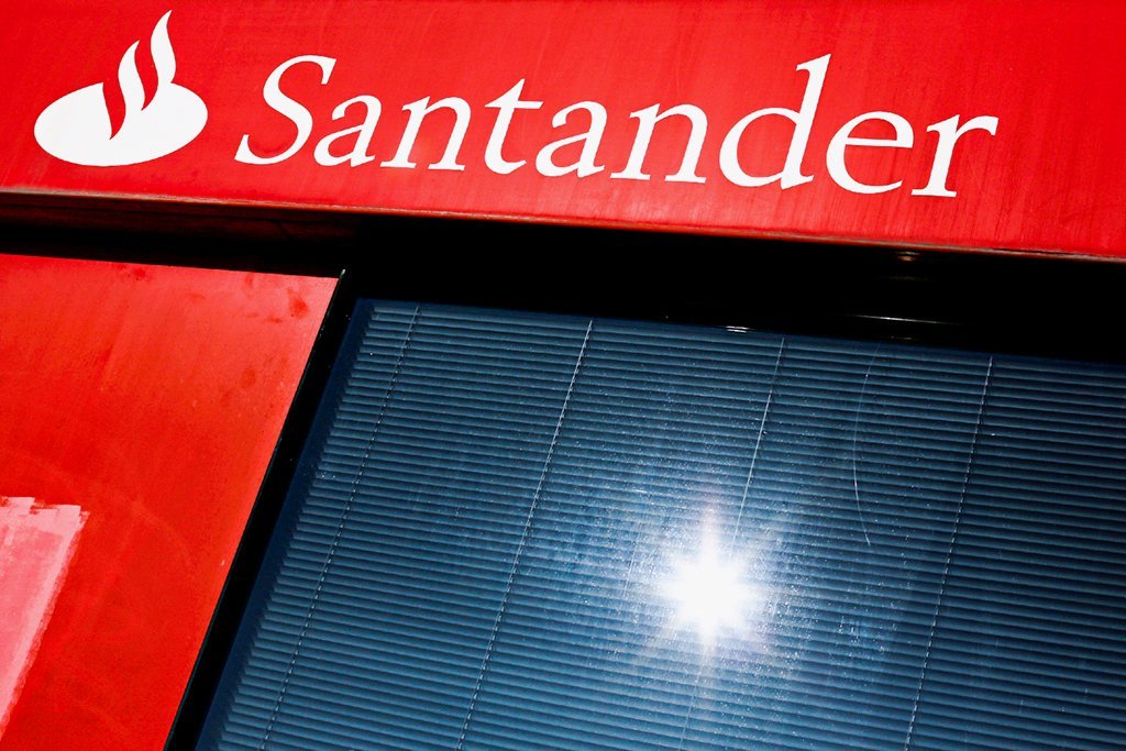 Logo do Santander na Espanha