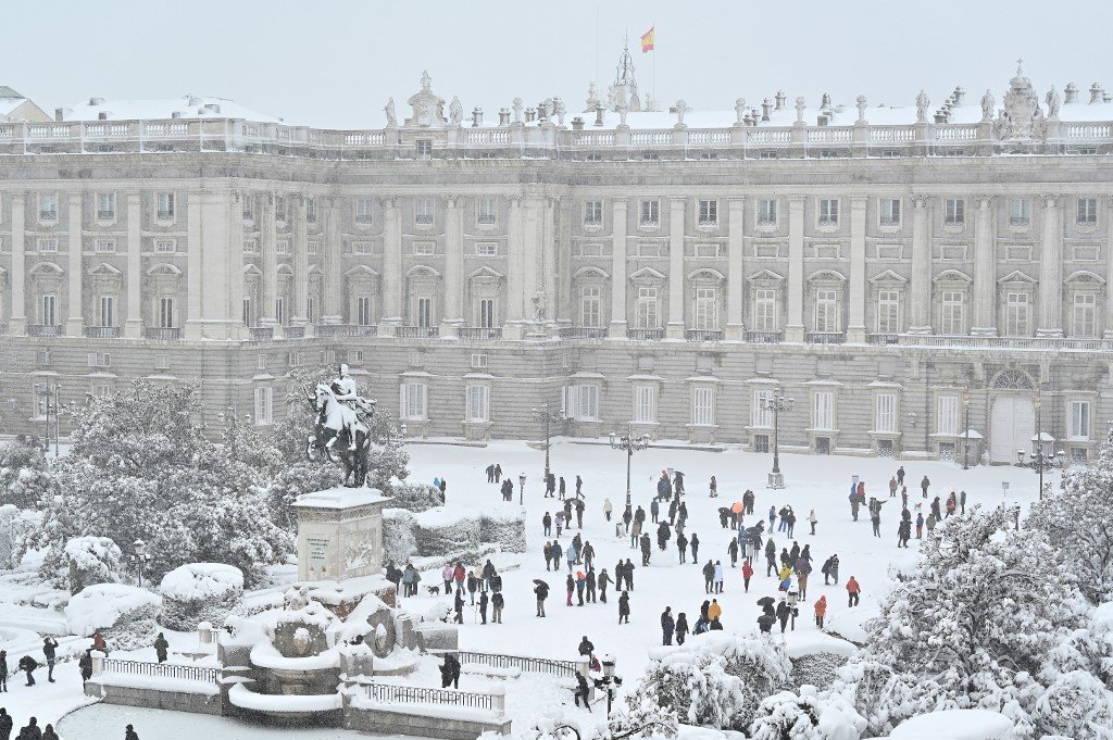 Nevasca histórica atinge a Espanha e deixa mortos