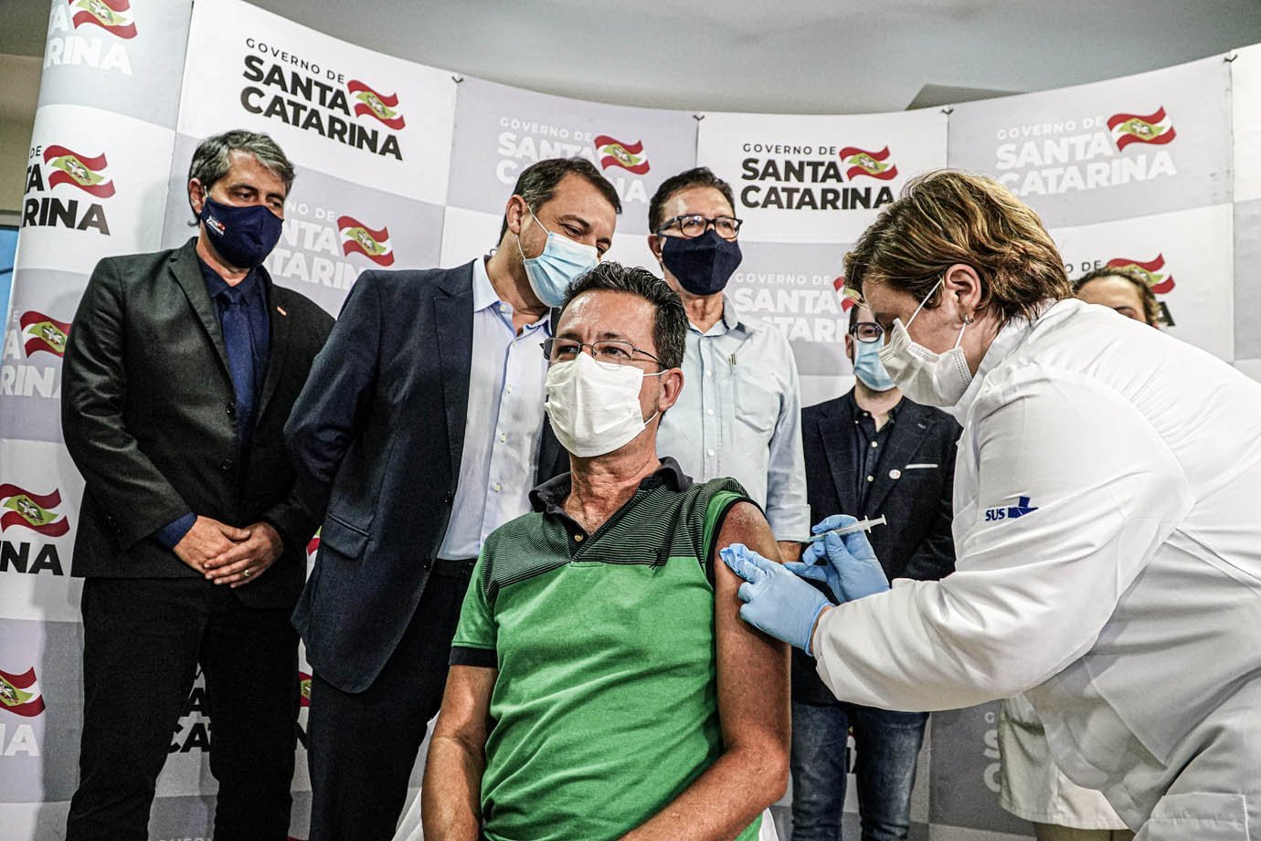 Início da vacinação em Santa Catarina