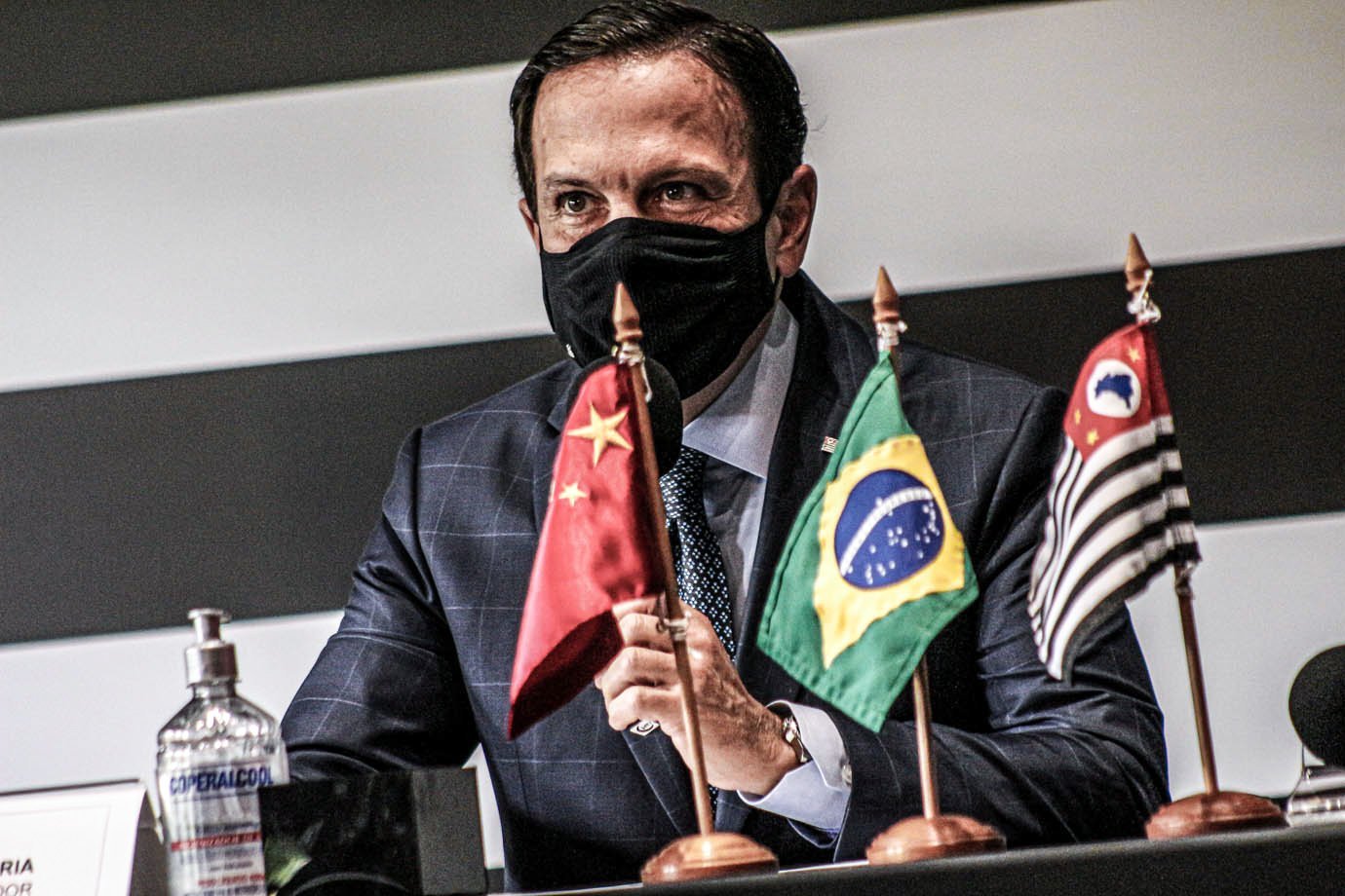 Call por vídeo com o Embaixador da China no Brasil, Yang e o Governador João Dória Dia: 26/01/2021 Local: São Paulo/SP Foto: Governo do Estado de SP