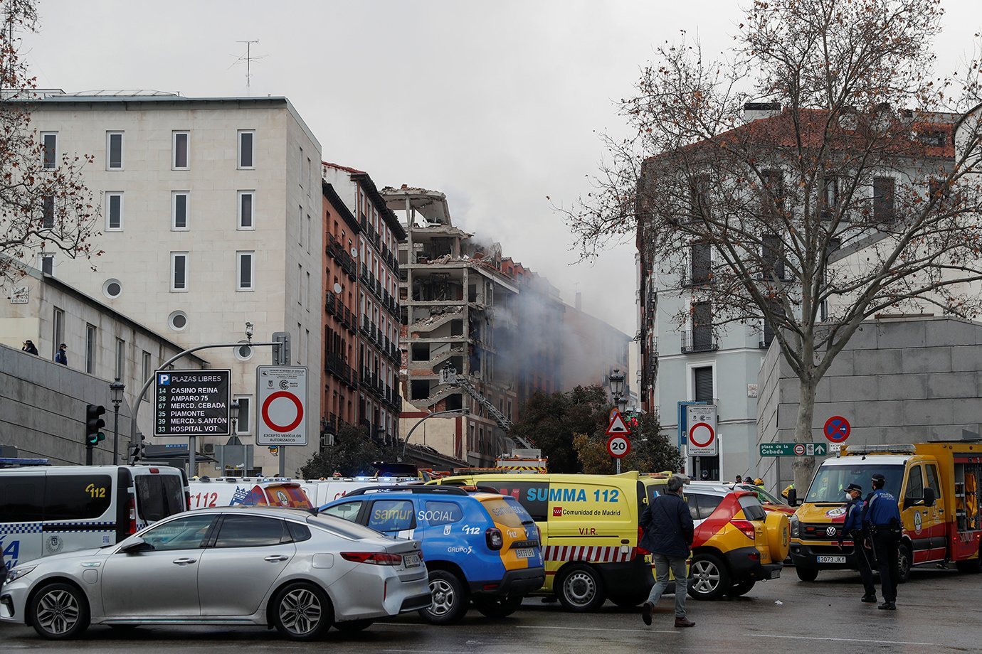 Grande explosão é registrada no centro de Madri