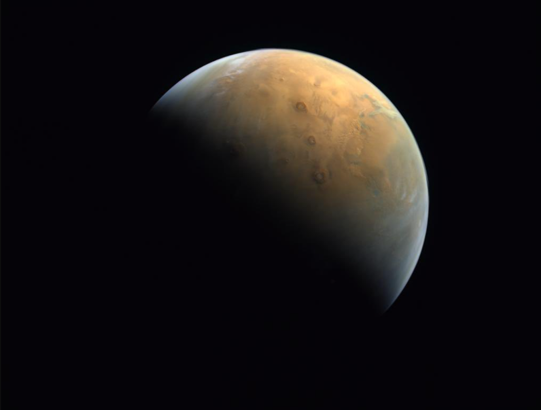 Foto de Marte tirada pelo Hope Probe