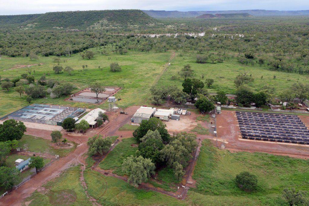 Vista da fazenda Coolibah, em 22 de fevereiro de 2021