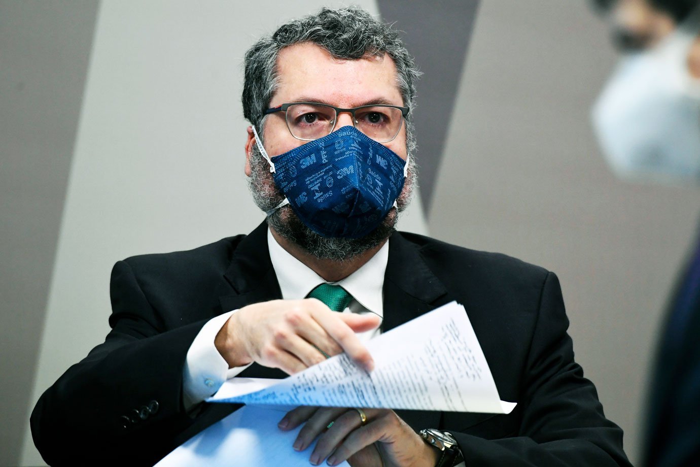 Comissão Parlamentar de Inquérito da Pandemia (CPIPANDEMIA) realiza oitiva do ex-ministro das Relações Exteriores, Ernesto Araújo.