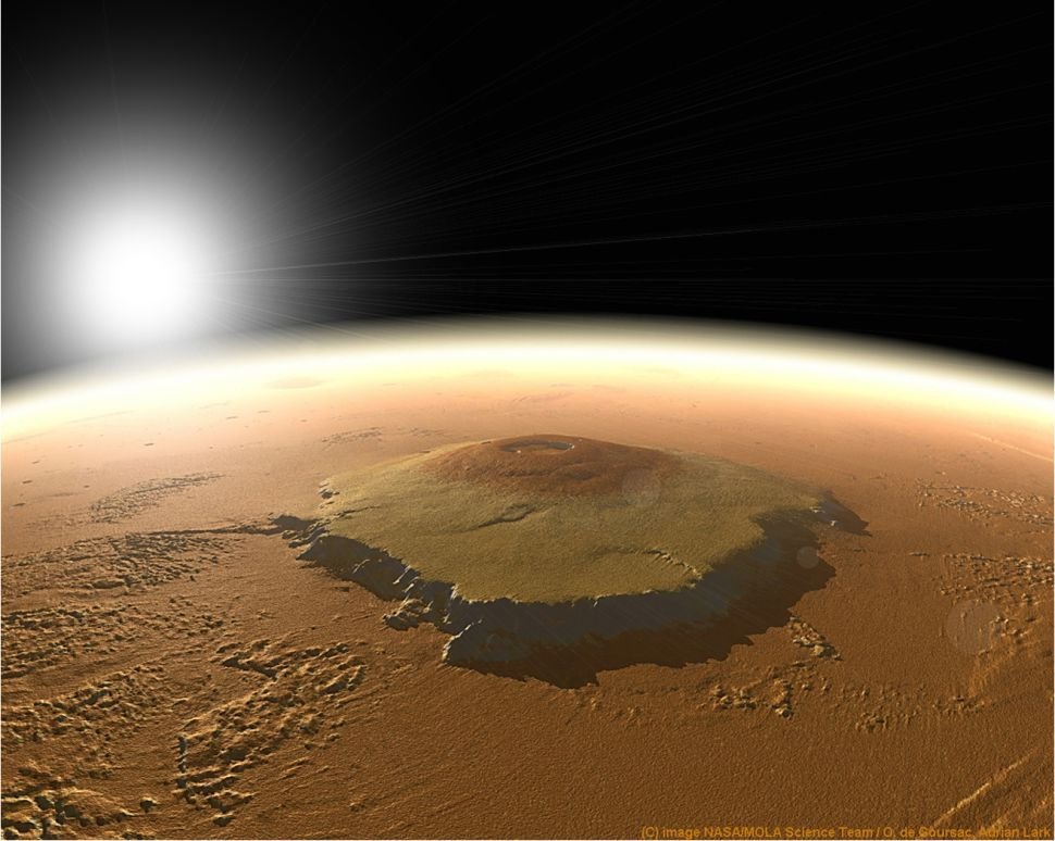 Olympus Mons em Marte