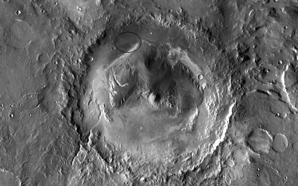 Cratera Gale e Monte Sharp (Aeolis Mons)