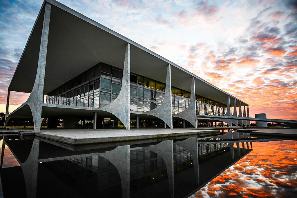 Palácio do Planalto é o local de trabalho da Presidência do Brasil