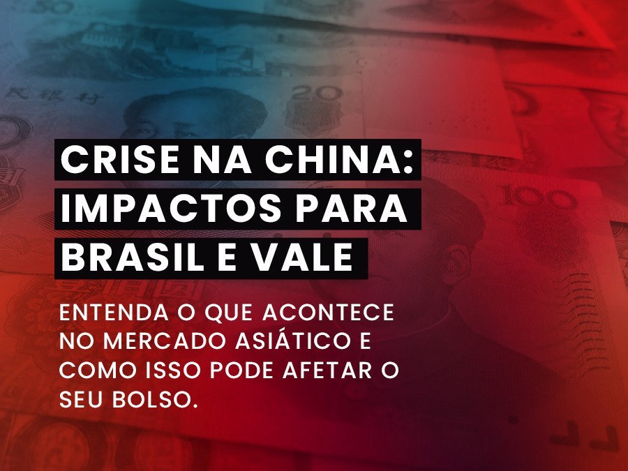 Live do BTG Pactual digital para debater efeitos da crise na China sobre o investimento no Brasil | Arte/EXAME