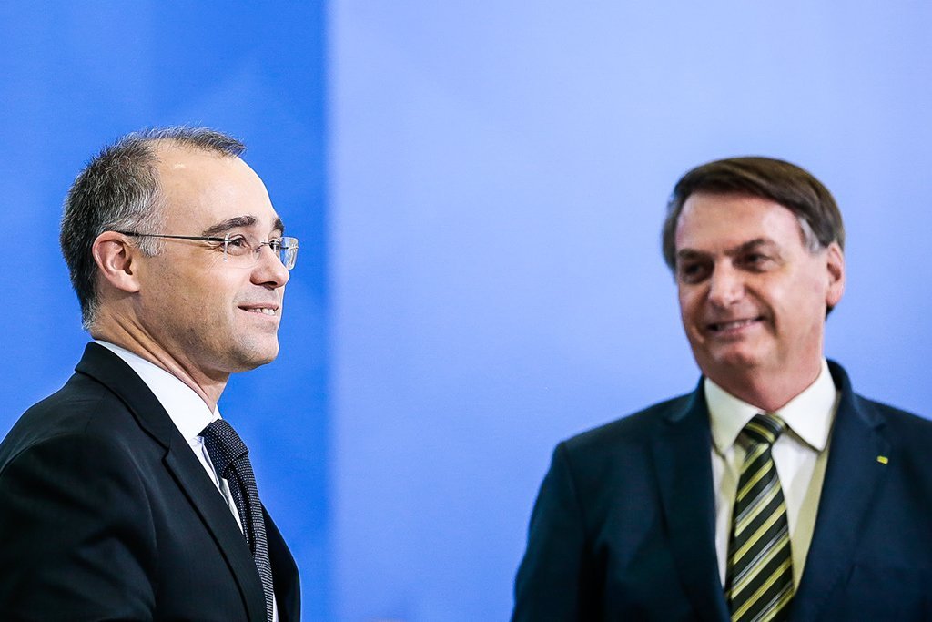Presidente da República, Jair Bolsonaro e André Luiz de Almeida Mendonça