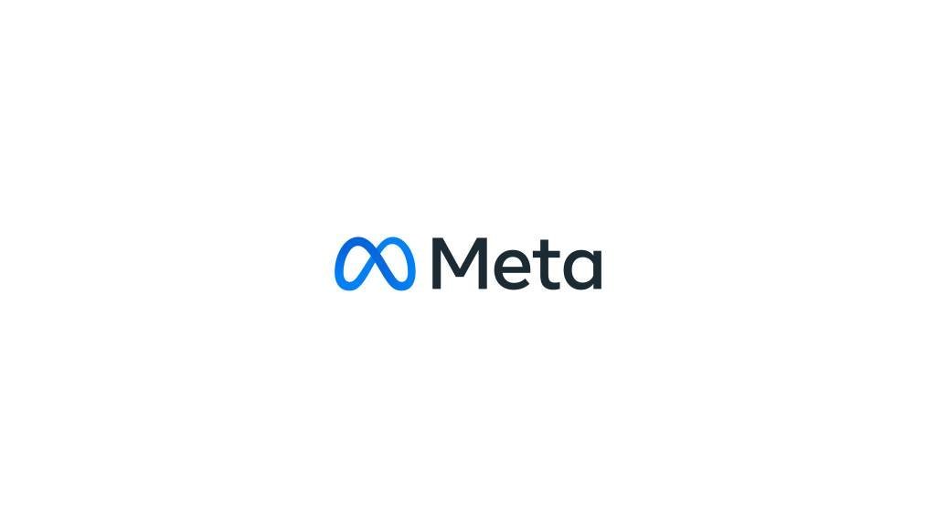 Novo logo da empresa-mãe do Facebook, que terá o nome de Meta