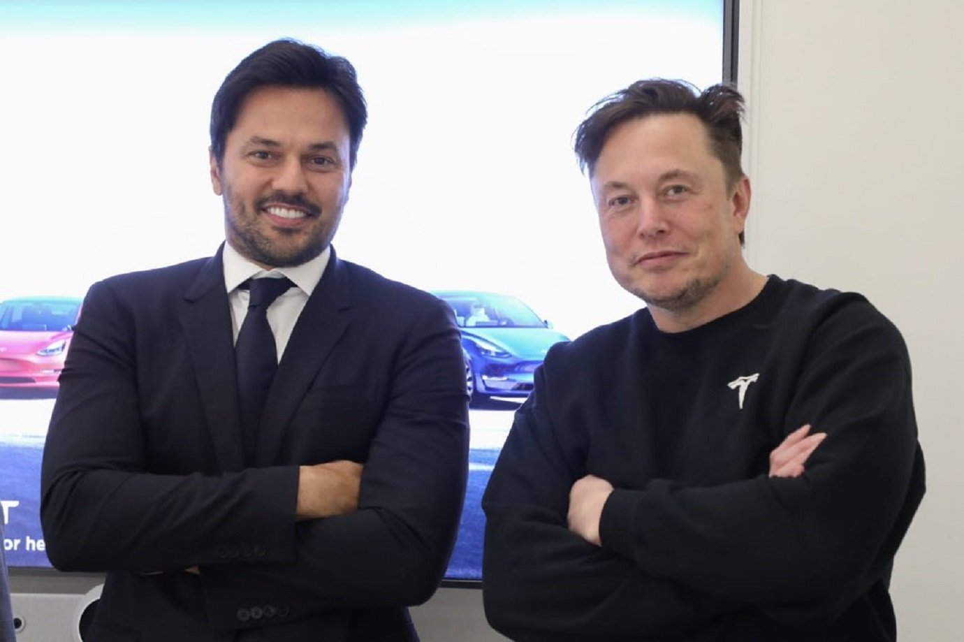 Fabio Faria e Elon Musk