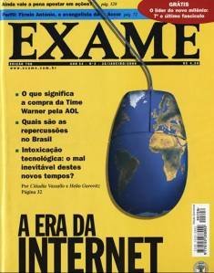 Capa da EXAME de janeiro de 2000: 'A Era da Internet'