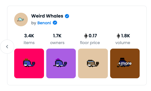 Imagem do perfil weird whales no opensea